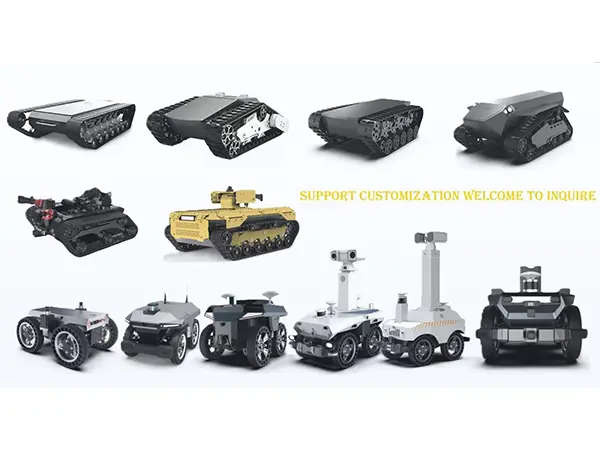 Tianjin Weide Aviations nya produkt har landat, med band- och hjulchassi anpassade till flera scenarier, vilket hjälper speciella robotar att fungera effektivt