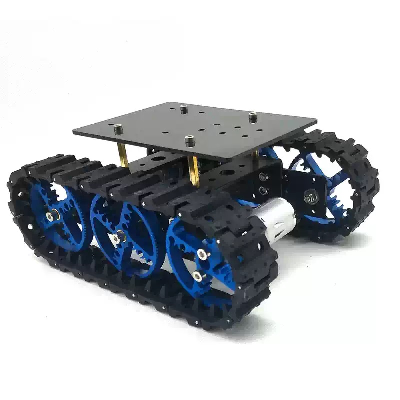 Mini intelligent gummibandsrobotchassi