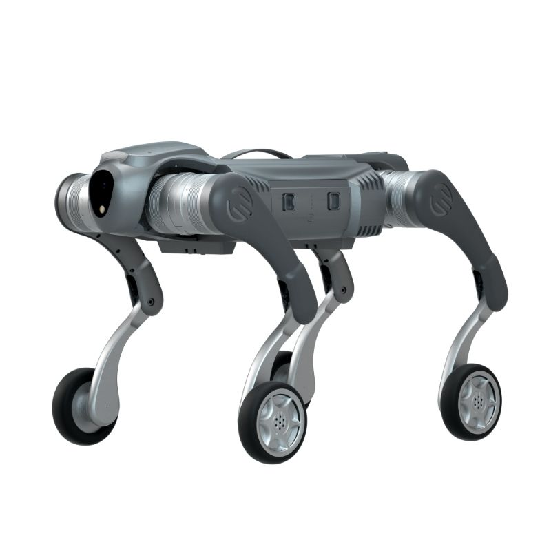Hjulbent fyrbent robothund